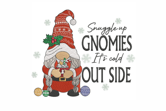 Christmas Gnome Embroidery Design Review