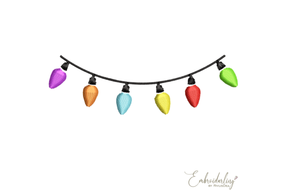 Christmas Lights Embroidery Design Review