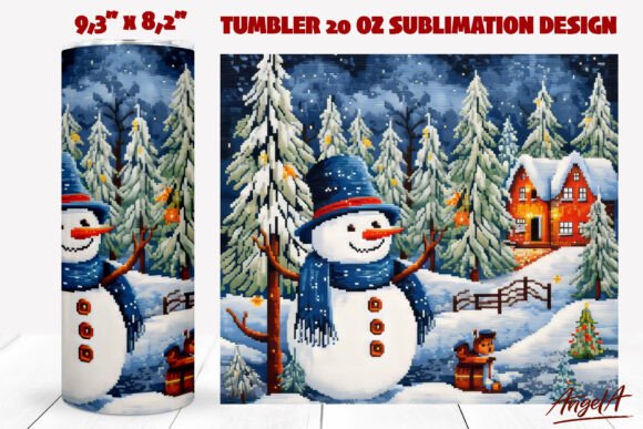 Christmas Snowman Embroidery Tumbler Review