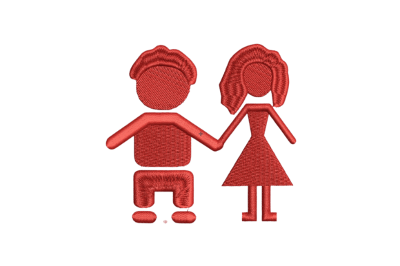 Couple Icon Embroidery Design Review