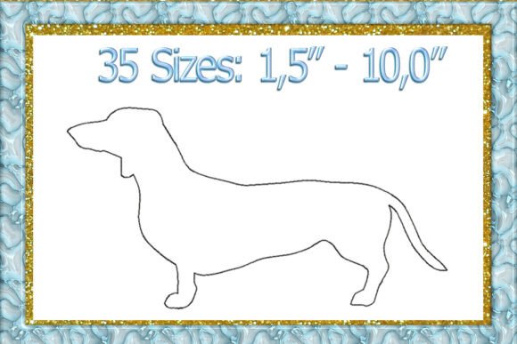 Dachshund Outline Embroidery Design Review