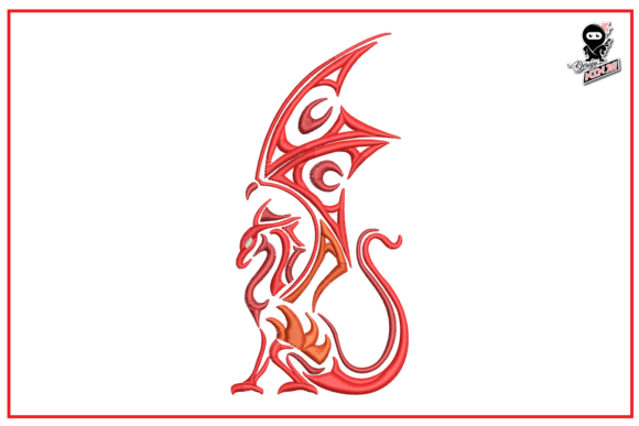 Dragon Silhouette Embroidery Review for Boutique Sweatshirts