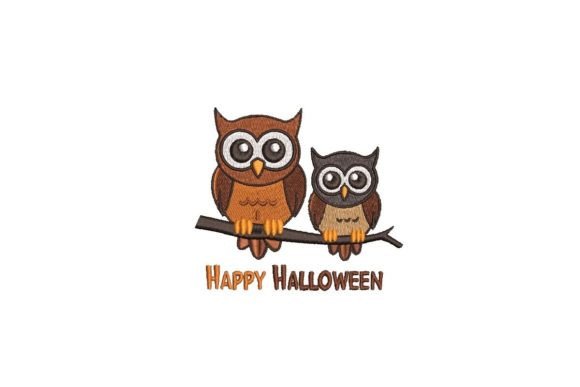 Happy Halloween Owls Embroidery Design Review