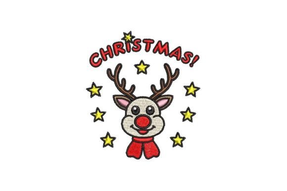 Jolly Christmas Elk Embroidery Design Review