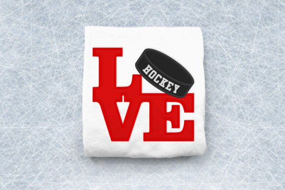 Love Hockey Applique Embroidery Review for Small Business Merch