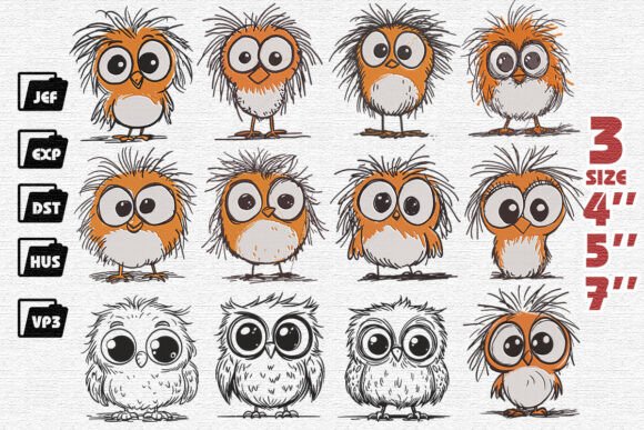 Set of 12 Funny Chicken Embroidery Review
