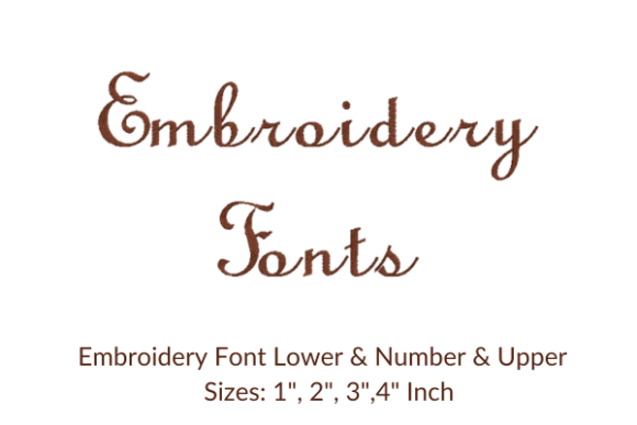 Typo Upright Font Embroidery Design Review